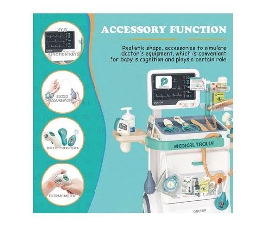 Set De Juego Consultorio Medico Electrocardiograma-5