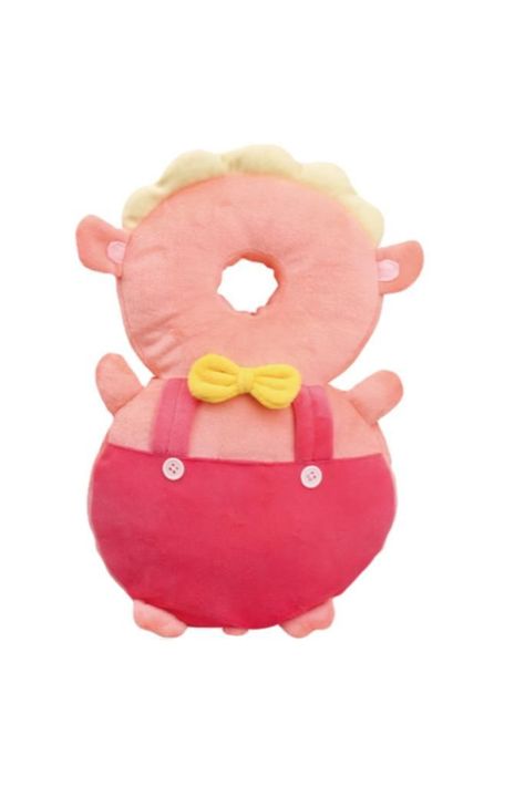 Almohada Protectora Rosada Para La Cabeza del Bebe-0