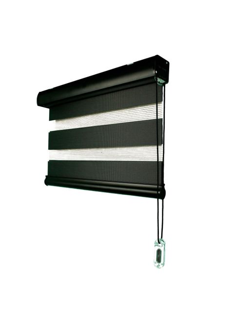 Cortina Roller Duo Arcadia 200x180 cm-Negro-2
