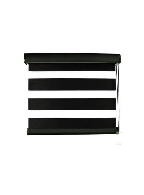 Cortina Roller Duo Comfort 160x240 cm-Negro-0