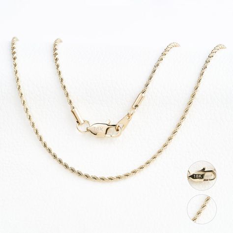 Cadena Tourbillon 2mm/45cm broche langosta Oro Laminado 18k-0