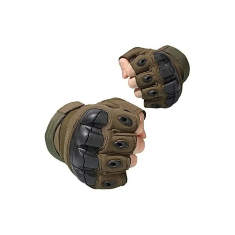 Guante Corto Táctico Militar Moto Bicicleta Airsoft -0
