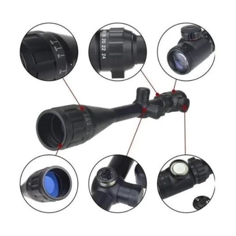 Mira Telescopica + Accesorios Comet 6-24x50 Modelo Aoeg-2