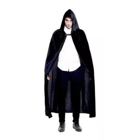 Capa Con Capucha Halloween 140 cm Unisex Disfraz Adulto-0