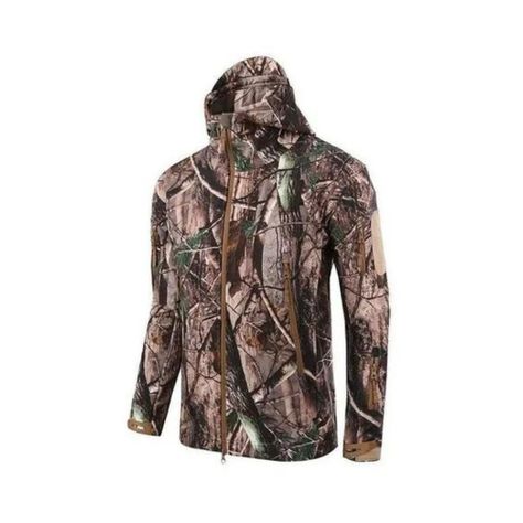 Chaqueta Softshell Tactica Militar Capucha - Impermeable-1
