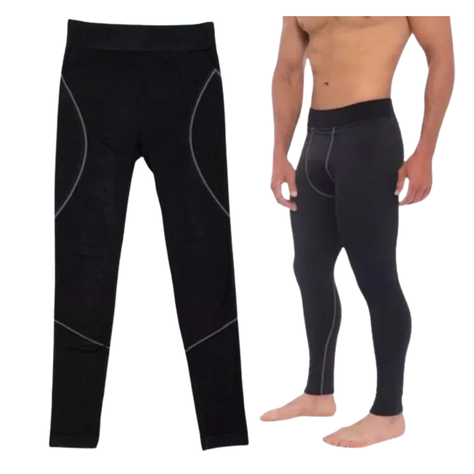 Calza Polar Hombres Primera Capa Invierno -4