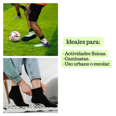 Pack 12 Pares Calcetines Largo Unisex Deportivos-1