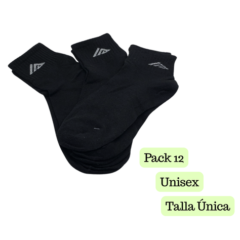 Pack 12 Pares Calcetines Largo Unisex Deportivos-2