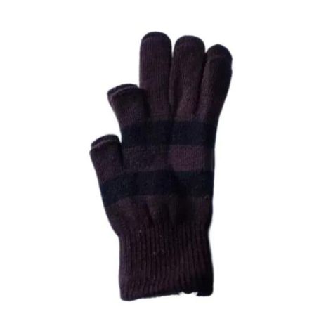 Guantes De Invierno Lana Sin Dedos Pulgar E Índice-0