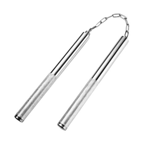Nunchaku Metalico Baston Defensa Personal Artes Marciales-0