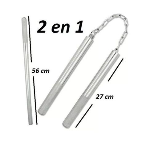 Nunchaku Metalico Baston Defensa Personal Artes Marciales-3