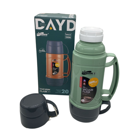 Set Termo Para Agua Caliente Termo Cafe 450 Ml + 2 Tazas-0