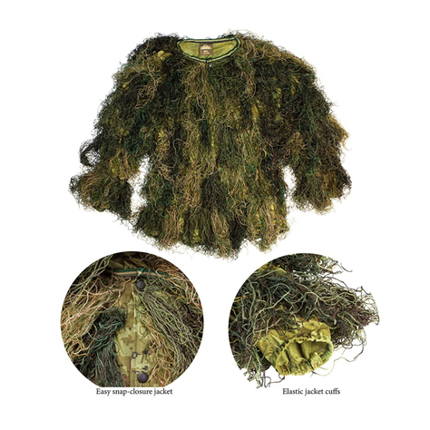 Traje Completo Ghillie Camuflaje Airsoft Outdoor Zona Sur -2