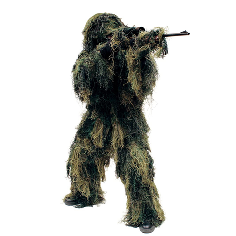 Traje Completo Ghillie Camuflaje Airsoft Outdoor Zona Sur -0