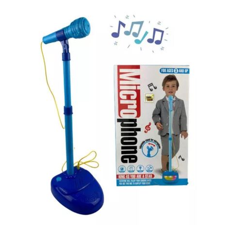 Microfono De Pedestal De Juguetes Para Niños-0