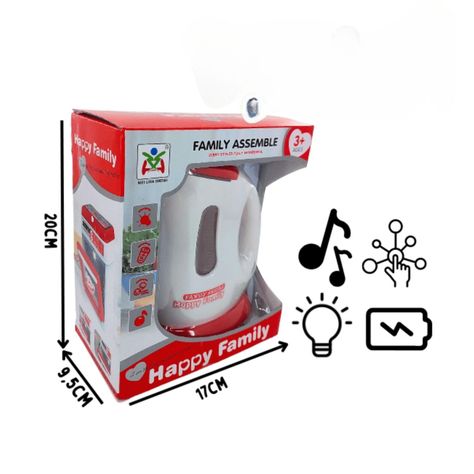 Juguete Electrodomesticos para Niños Hogar Luz Sonido-2