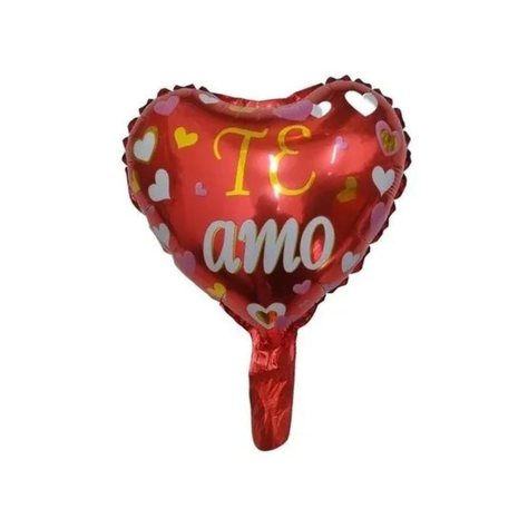Pack 3 Globos Amor San Valentin 25cm 10pulgada Con Varillas-0