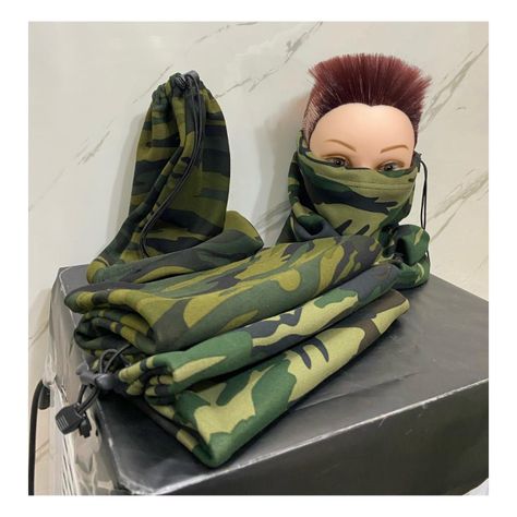 Pack 3 Cuello Polar Camuflaje Invierno Bandana Polar Unisex-3