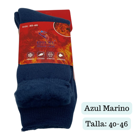 Pack 4 Calcetines Térmicos Polar Gruesos Terciopelo Suave-5