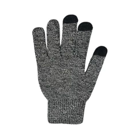 Guante De Lana Térmico Texturizado Con Punta Touch Dedos-1