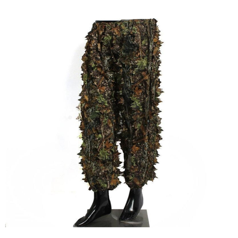 Traje Camuflaje Ghillie 3D Hojas Woodland Camuflaje Airsoft-2
