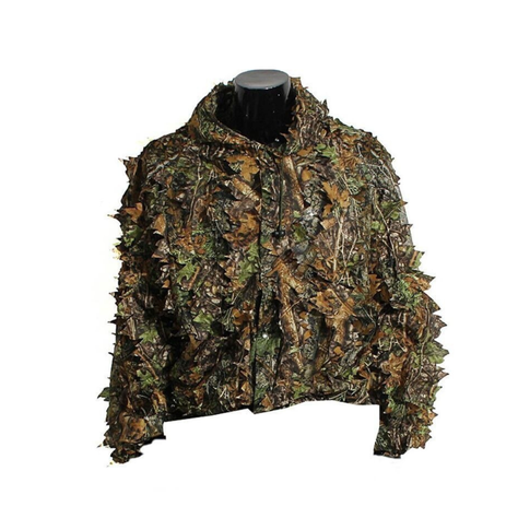 Traje Camuflaje Ghillie 3D Hojas Woodland Camuflaje Airsoft-1
