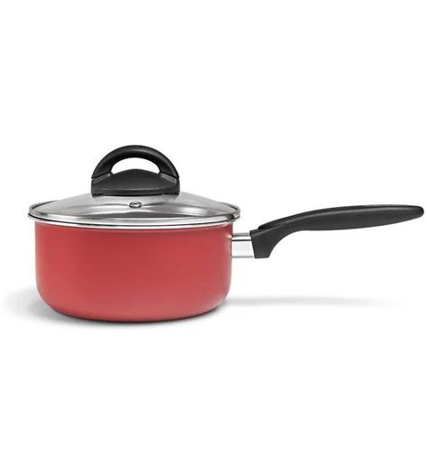 Olla Con Tapa 20 cm 2.65 L Brinox Maple Rojo-0