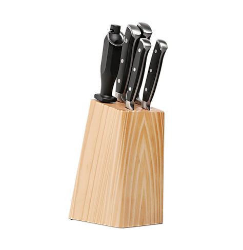 Set De 4 Cuchillos + Chaira Acero Inoxidable Brinox Infinity-0