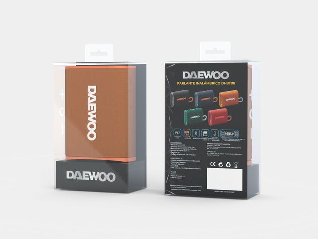 Parlante Pórtatil Daewoo DI-BT88 Naranja-1