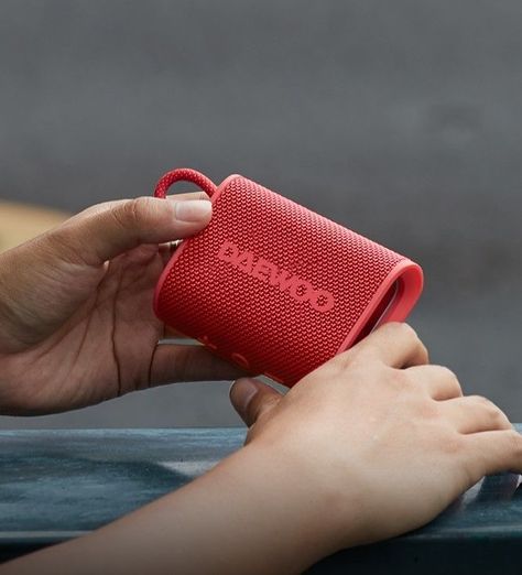 Parlante Portátil Daewoo DI-BT88 Rojo-2