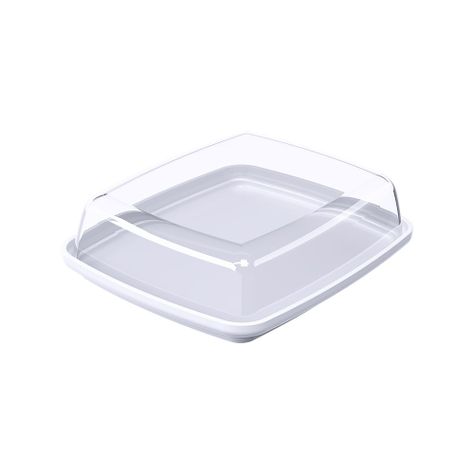 Porta Fiambres De Plástico Línea Cozy Coza Blanca-0