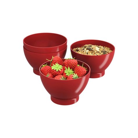 Kit 4 BowlsCambuca Coza 750 ml Rojo-0