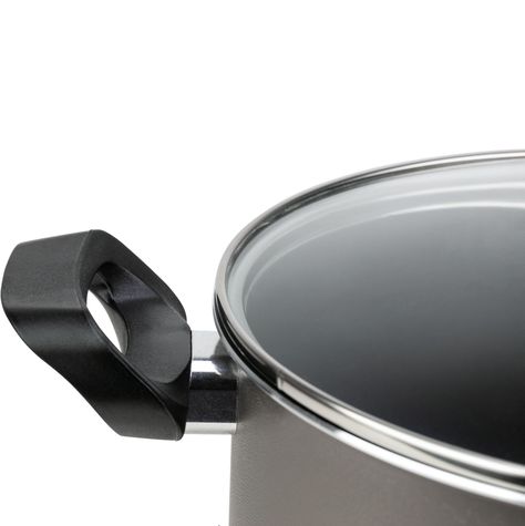 Cacerola Con Tapa 24 cm 4.5 L Brinox Maple Gris-1