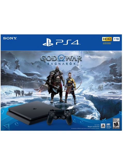 Consola Playstation 4 Slim 1TB + Juego God of War Ragnarök (Físico)-0