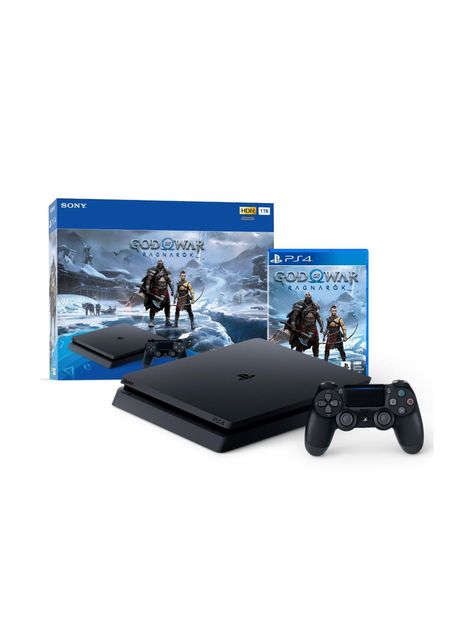 Consola Playstation 4 Slim 1TB + Juego God of War Ragnarök (Físico)-1