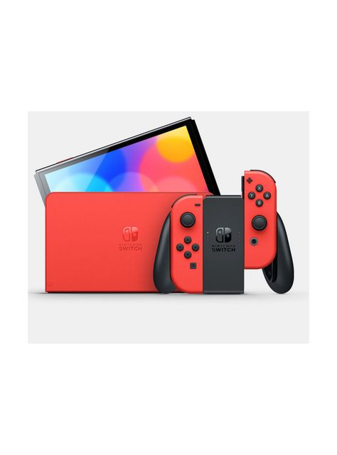 Pack Nintendo Switch OLED Mario Red (versión JP) + Juego Super Mario Bros. Wonder-1