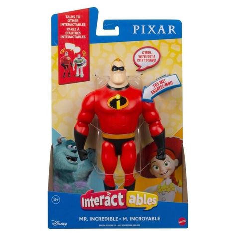 Disney Pixar Los Increíbles Figura Interactiva Mr Increíble-0