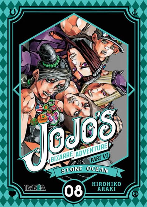 Manga Jojo's Bizarre Adventure Parte 6: Stone Ocean 08 Ivrea Argentina-0