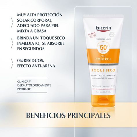 Protector Solar Corporal Eucerin Oil Control FPS50 200ml-5