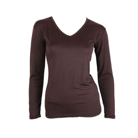 Camiseta Termica Mujer Cuello V-0