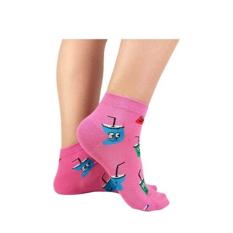 Calcetines Tobilleras Diseños Mujer pack de 4 pares -1
