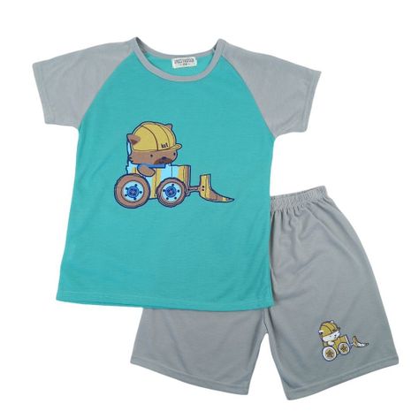 Pijama Niño Retroescavadora-0