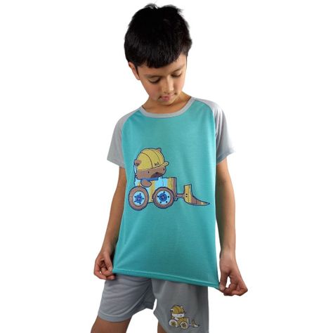 Pijama Niño Retroescavadora-1