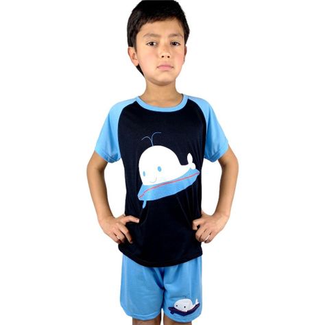 Pijama Niño Ballena Azul-1