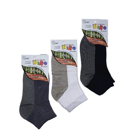 Pack de 3 pares de calcetines Cobre Bambu-0