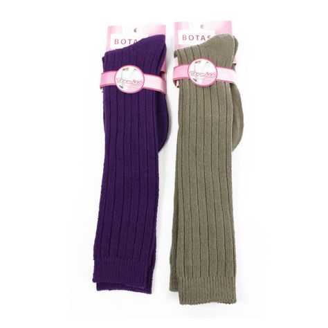 Calcetines Mujer Sof temico bota pack de 2 pares-0