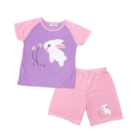 Pijama Niña Conejo Blanco-0