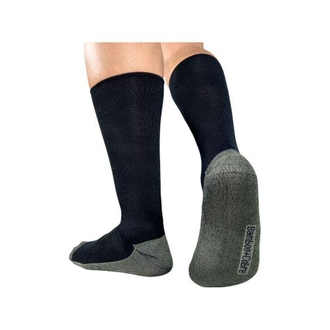 Pack De 3 Pares De Calcetines Hombre Cobre Bambu Tradicional Negro-1