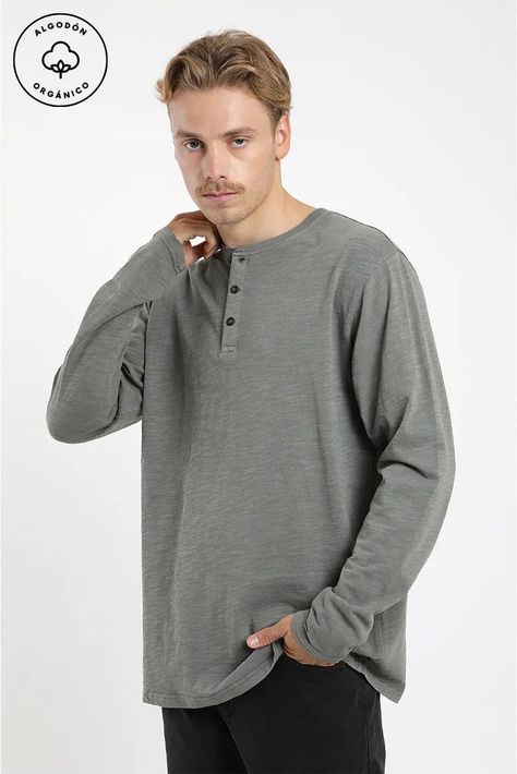 Polera manga  larga Hombre Mao Froens-0