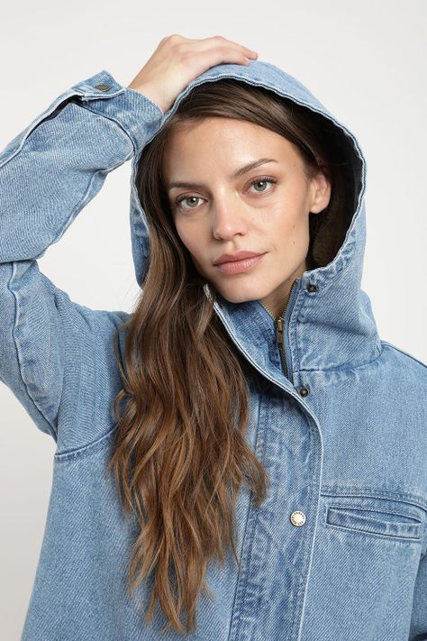 Chaqueta Con Gorro Mujer Niebla Froens-2